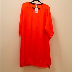 H&M Orange Flowy Dress - Size 6